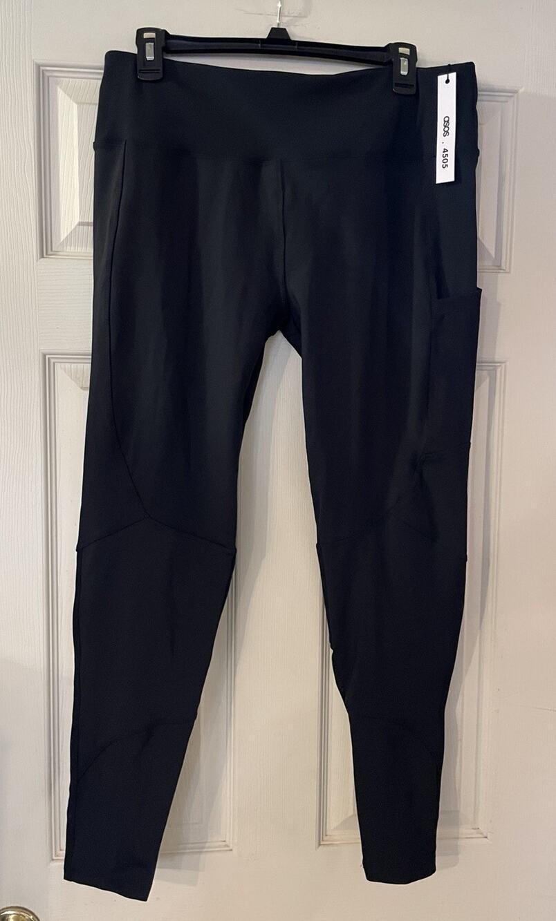 NWT ASOS 4505 Black Athletic Sportswear Women’s Leggings UK20 US16